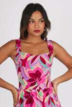 Cargar imagen en el visor de la galería, VESTIDO RAFAELLA FUCSIA

