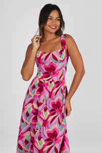 VESTIDO RAFAELLA FUCSIA