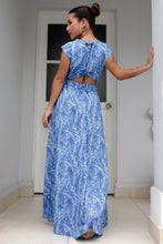 Cargar imagen en el visor de la galería, VESTIDO SILVANA AZUL

