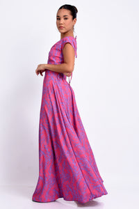 VESTIDO SILVANA FUCSIA