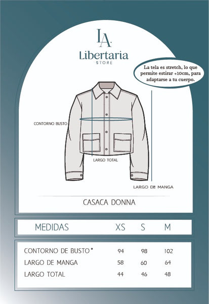 CASACA DONNA PLATEADO