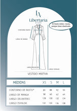 Cargar imagen en el visor de la galería, VESTIDO MIRTHA NEGRO

