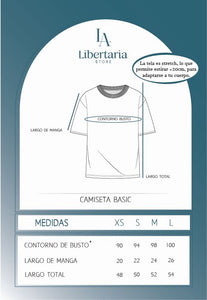 CAMISETA BASICA NEGRO