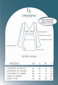 VESTIDO ALEXIA AZULINO