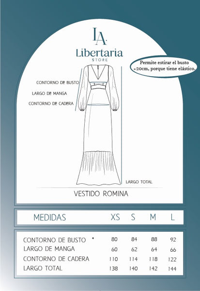 VESTIDO ROMINA LISTADO NEGRO