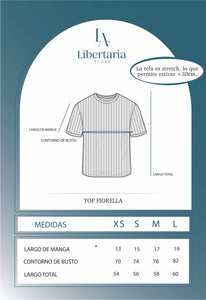 TOP FIORELLA NEGRO