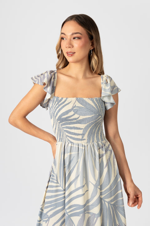 Vestido Lorena - Celeste