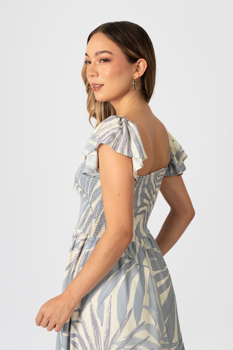 Vestido Lorena - Celeste