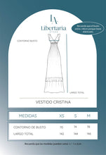 Cargar imagen en el visor de la galería, VESTIDO CRISTINA NEGRO HOJAS
