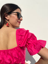 Cargar imagen en el visor de la galería, BLUSA AURORA FUCSIA

