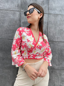 TOP ESTELA FUCSIA