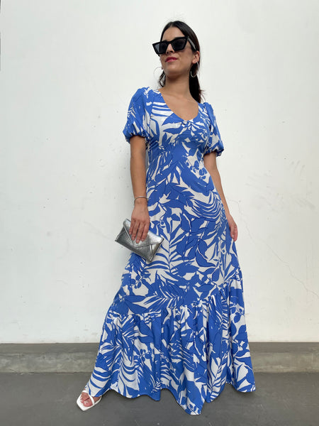 VESTIDO ORIANA CELESTE