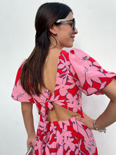 Cargar imagen en el visor de la galería, VESTIDO ORIANA FUCSIA
