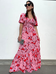 VESTIDO ORIANA FUCSIA