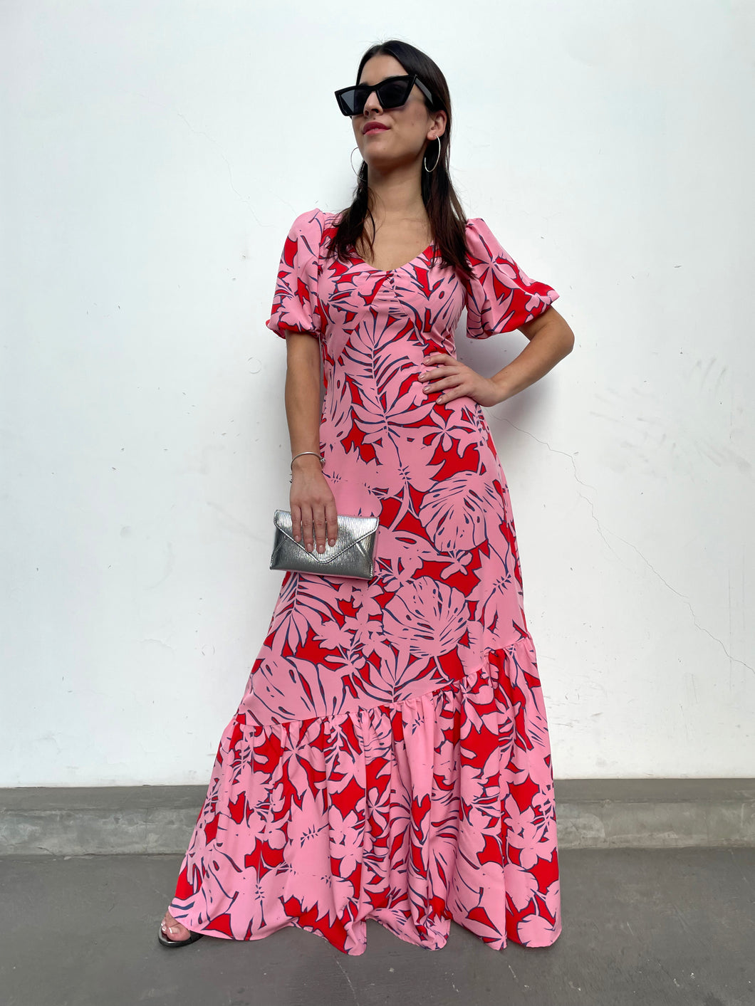 VESTIDO ORIANA FUCSIA
