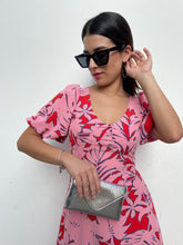 Cargar imagen en el visor de la galería, VESTIDO ORIANA FUCSIA
