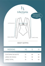 Cargar imagen en el visor de la galería, BODY GEMMA NEGRO
