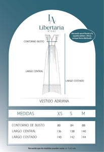 VESTIDO ADRIANA LACRE