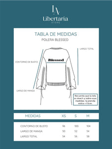 POLERA BLESSED LADRILLO