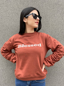POLERA BLESSED LADRILLO